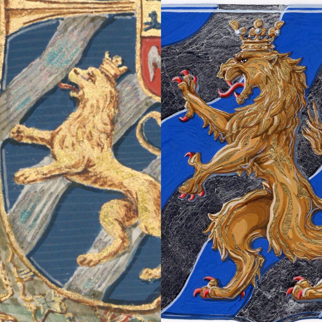 220 år mellan målningarna!