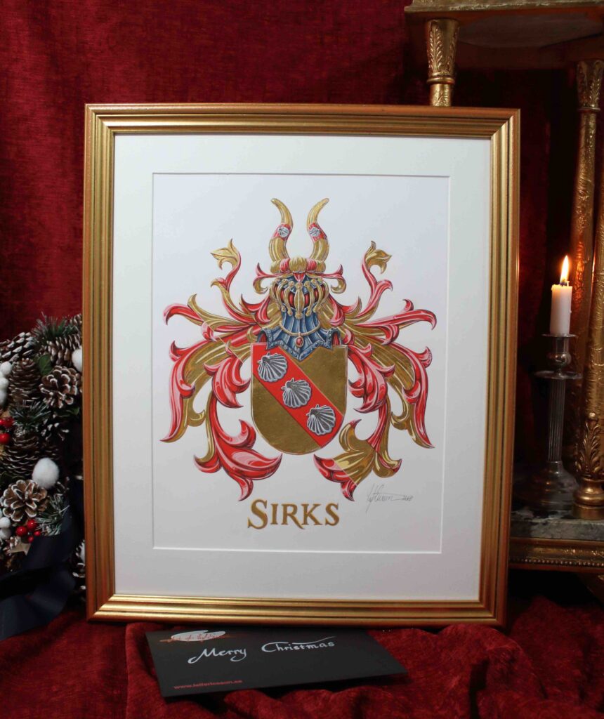 En heraldisk Julgåva – Presentkort