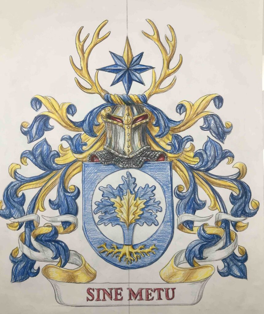 Designskiss Vapensköld